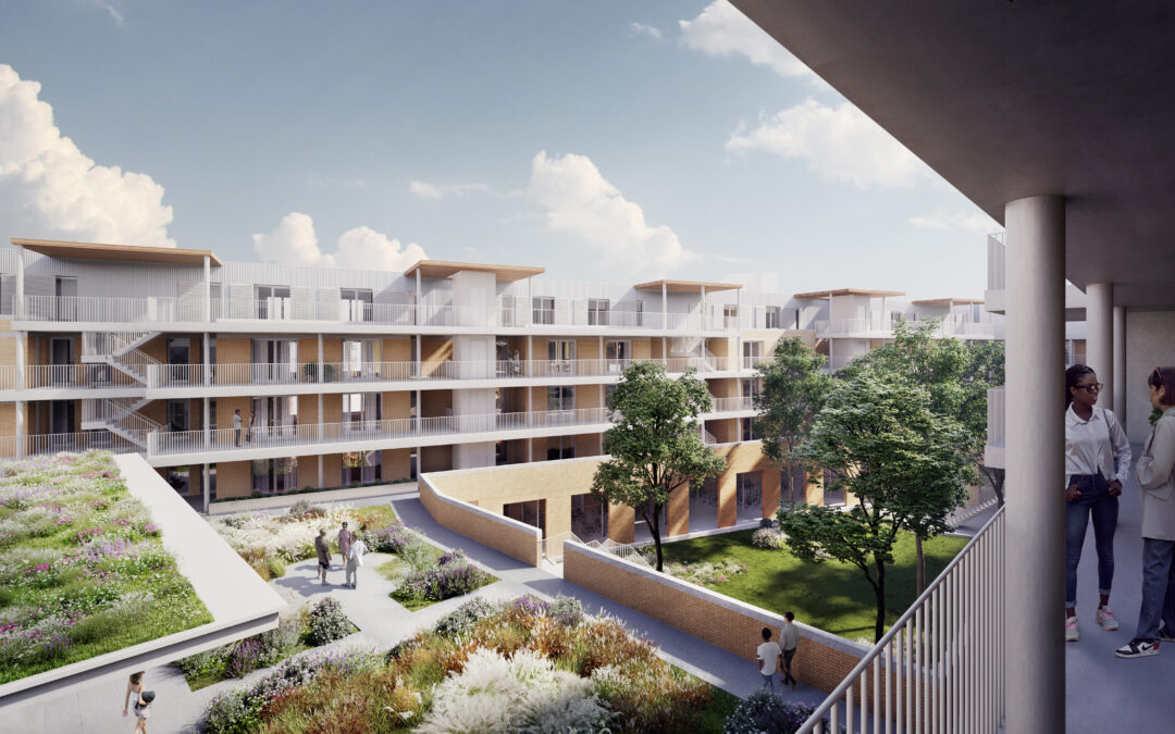 Coliving on Tannat with green oases and shared conveniences